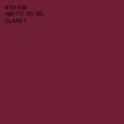 #701E38 - Claret Color Image