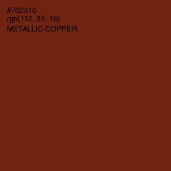 #702310 - Metallic Copper Color Image