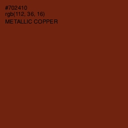 #702410 - Metallic Copper Color Image