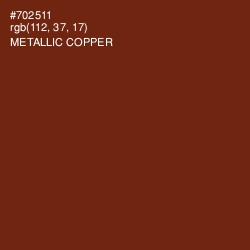 #702511 - Metallic Copper Color Image