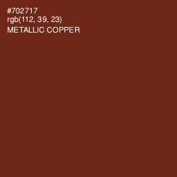 #702717 - Metallic Copper Color Image