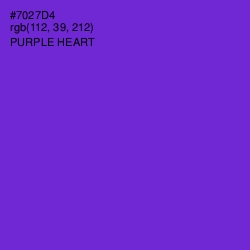 #7027D4 - Purple Heart Color Image