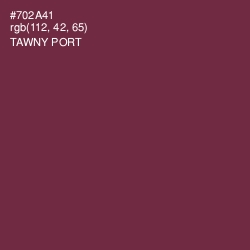 #702A41 - Tawny Port Color Image