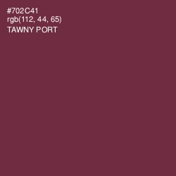 #702C41 - Tawny Port Color Image