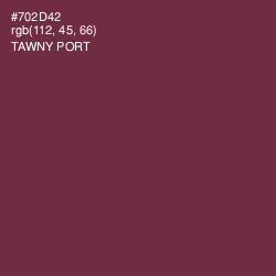 #702D42 - Tawny Port Color Image