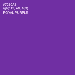 #7030A3 - Royal Purple Color Image