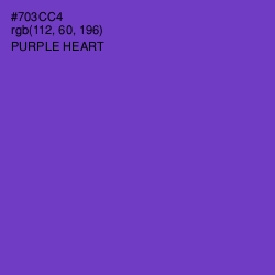 #703CC4 - Purple Heart Color Image