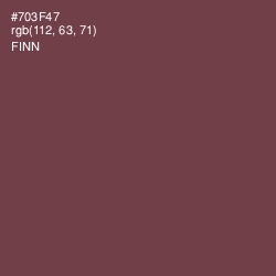 #703F47 - Finn Color Image