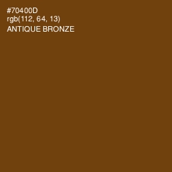 #70400D - Antique Bronze Color Image