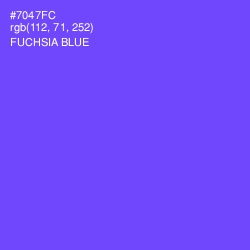 #7047FC - Fuchsia Blue Color Image