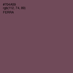 #704A59 - Ferra Color Image