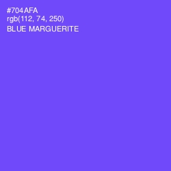 #704AFA - Blue Marguerite Color Image