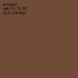 #704B37 - Old Copper Color Image