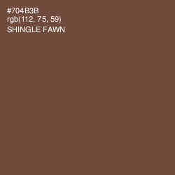 #704B3B - Shingle Fawn Color Image