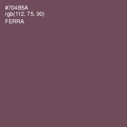 #704B5A - Ferra Color Image