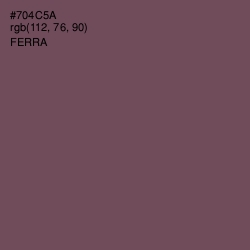 #704C5A - Ferra Color Image