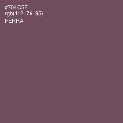 #704C5F - Ferra Color Image