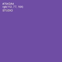 #704DA4 - Studio Color Image