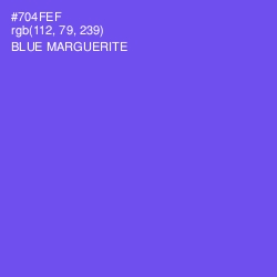 #704FEF - Blue Marguerite Color Image