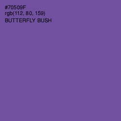 #70509F - Butterfly Bush Color Image