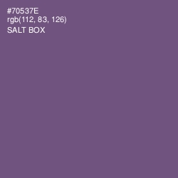 #70537E - Salt Box Color Image