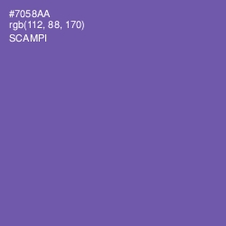 #7058AA - Scampi Color Image