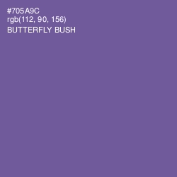 #705A9C - Butterfly Bush Color Image