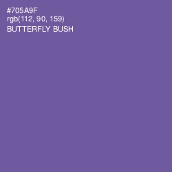 #705A9F - Butterfly Bush Color Image
