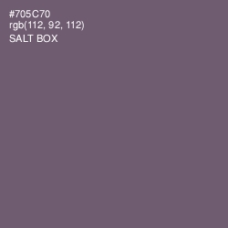 #705C70 - Salt Box Color Image