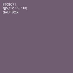 #705C71 - Salt Box Color Image