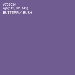 #705C91 - Butterfly Bush Color Image