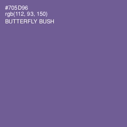 #705D96 - Butterfly Bush Color Image