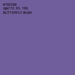 #705D99 - Butterfly Bush Color Image