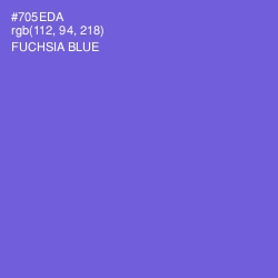 #705EDA - Fuchsia Blue Color Image