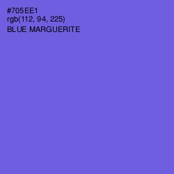 #705EE1 - Blue Marguerite Color Image