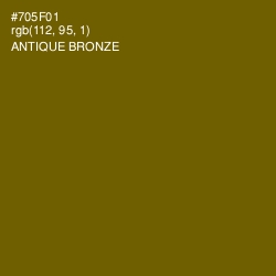 #705F01 - Antique Bronze Color Image