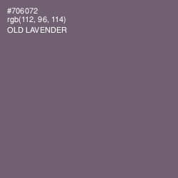 #706072 - Old Lavender Color Image