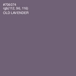 #706074 - Old Lavender Color Image