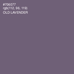 #706077 - Old Lavender Color Image