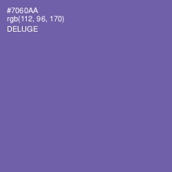 #7060AA - Deluge Color Image