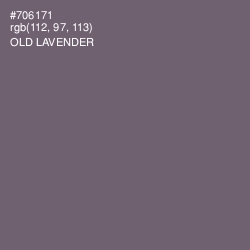 #706171 - Old Lavender Color Image