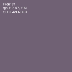#706174 - Old Lavender Color Image