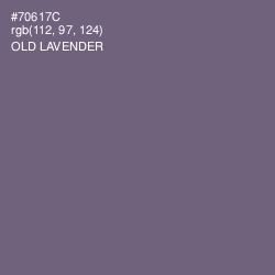 #70617C - Old Lavender Color Image