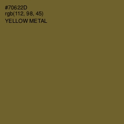 #70622D - Yellow Metal Color Image