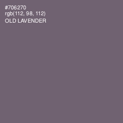 #706270 - Old Lavender Color Image