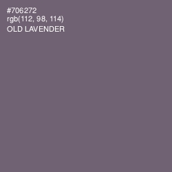 #706272 - Old Lavender Color Image