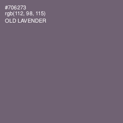 #706273 - Old Lavender Color Image
