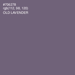 #706278 - Old Lavender Color Image