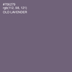 #706279 - Old Lavender Color Image