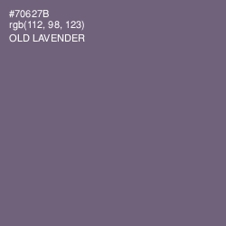 #70627B - Old Lavender Color Image